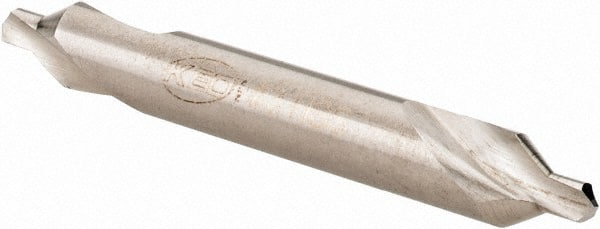 Keo - #3 Plain Cut 60° Incl Angle High Speed Steel Combo Drill & Countersink - Industrial Tool & Supply