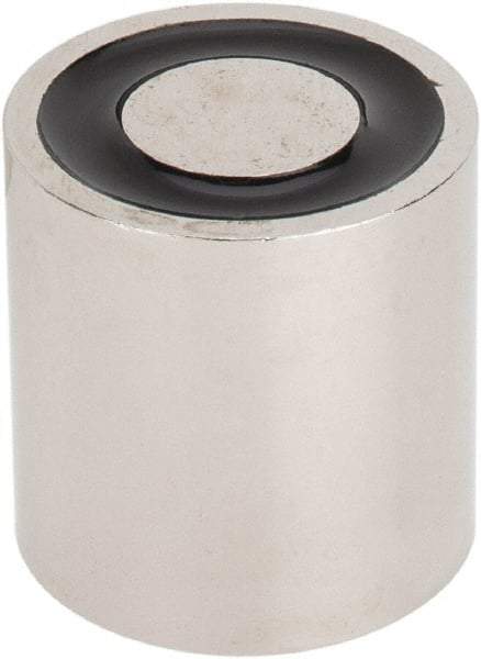 Mag-Mate - 1-1/4" Diam, 4.5 Watts, 44 Lb Max Magnetic Pull Electromagnet - 1/4-20 Thread, 24 DC Output Voltage - Industrial Tool & Supply