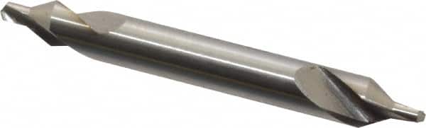 Walter-Titex - Metric Plain Cut 60° Incl Angle High Speed Steel Combo Drill & Countersink - Industrial Tool & Supply