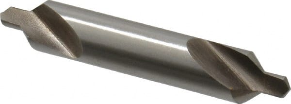 Interstate - #5 Plain Cut 82° Incl Angle High Speed Steel Combo Drill & Countersink - Industrial Tool & Supply