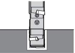 Kennametal - CNHQ1005 Grade KCPK30 Carbide Milling Insert - TiN/TiCN/Al2O3 Finish, 0.2126" Thick, 10mm Inscribed Circle, 0.8mm Corner Radius - Industrial Tool & Supply