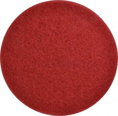3M - Spray Buffing Pad - 13" Machine, Red Pad, Polyester - Industrial Tool & Supply
