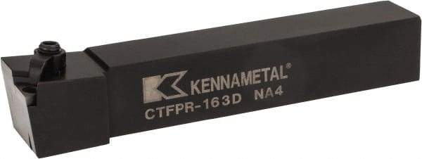 Kennametal - CTFP, Right Hand Cut, 0° Lead Angle, 1" Shank Height x 1" Shank Width, Positive Rake Indexable Turning Toolholder - 6" OAL, TP..32. Insert Compatibility, Series Kendex - Industrial Tool & Supply