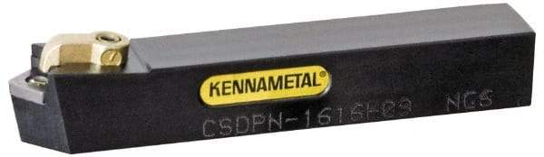 Kennametal - CSDP, Neutral Cut, 0° Lead Angle, 25mm Shank Height x 25mm Shank Width, Positive Rake Indexable Turning Toolholder - 150mm OAL, SP.. Insert Compatibility, Series Kendex - Industrial Tool & Supply