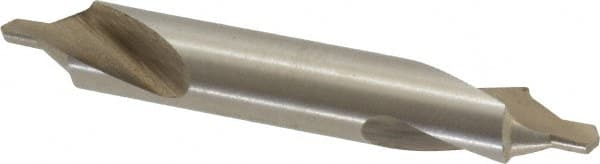 Interstate - #14 Bell Cut 60° Incl Angle High Speed Steel Combo Drill & Countersink - Industrial Tool & Supply
