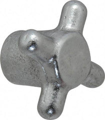 Gibraltar - 2-1/2" Head Diam, 4 Point Spoked Knob - 1/2-13 Hole, Cast Iron - Industrial Tool & Supply