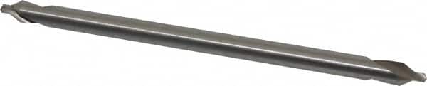 Interstate - #4 Plain Cut 60° Incl Angle High Speed Steel Combo Drill & Countersink - Industrial Tool & Supply
