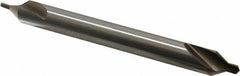 Interstate - #4-1/2 Plain Cut 60° Incl Angle High Speed Steel Combo Drill & Countersink - Industrial Tool & Supply