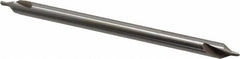 Interstate - #4-1/2 Plain Cut 60° Incl Angle High Speed Steel Combo Drill & Countersink - Industrial Tool & Supply
