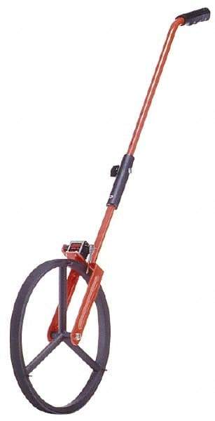 CST/berger - 100,000' Counter Limit, 3' OAL, Red Measuring Wheel - 1" Accuracy per 100", Measures in Feet - Industrial Tool & Supply