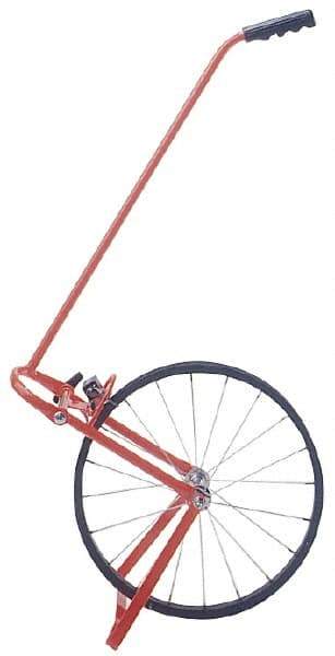CST/berger - 100,000' Counter Limit, 4' OAL, Red Measuring Wheel - 1" Accuracy per 100", Measures in Feet - Industrial Tool & Supply