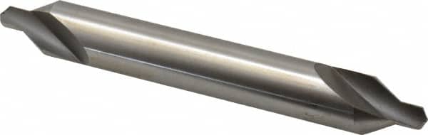 Interstate - #7 Plain Cut 60° Incl Angle High Speed Steel Combo Drill & Countersink - Industrial Tool & Supply