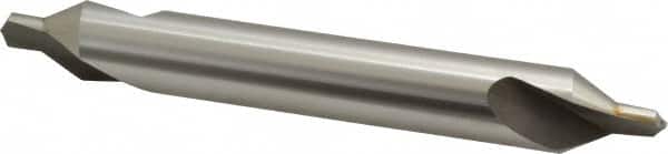 Interstate - #8 Plain Cut 60° Incl Angle High Speed Steel Combo Drill & Countersink - Industrial Tool & Supply