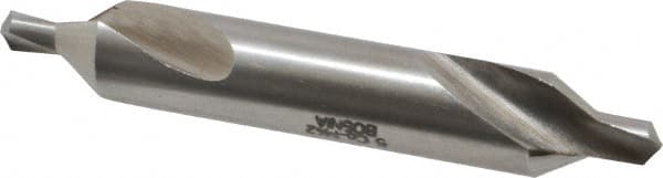 Interstate - #5 Plain Cut 60° Incl Angle Cobalt Combo Drill & Countersink - Industrial Tool & Supply