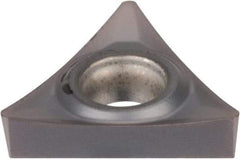 Kennametal - TCGT21.51 HP Grade KC5025 Carbide Turning Insert - TiAlN Finish, 60° Triangle, 1/4" Inscr Circle, 3/32" Thick, 1/64" Corner Radius - Industrial Tool & Supply