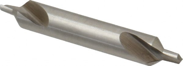 Interstate - #4 Plain Cut 82° Incl Angle Cobalt Combo Drill & Countersink - Industrial Tool & Supply