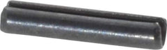Value Collection - 2mm Diam x 10mm Long Slotted Spring Pin - Grade 1070-1080 Steel, Plain Finish - Industrial Tool & Supply