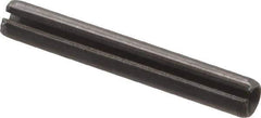 Value Collection - 2mm Diam x 14mm Long Slotted Spring Pin - Grade 1070-1080 Steel, Plain Finish - Industrial Tool & Supply