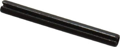 Value Collection - 2mm Diam x 20mm Long Slotted Spring Pin - Grade 1070-1080 Steel, Plain Finish - Industrial Tool & Supply