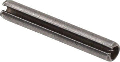 Value Collection - 2.5mm Diam x 16mm Long Slotted Spring Pin - Grade 1070-1080 Steel, Plain Finish - Industrial Tool & Supply