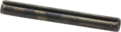 Value Collection - 3mm Diam x 24mm Long Slotted Spring Pin - Grade 1070-1080 Steel, Plain Finish - Industrial Tool & Supply