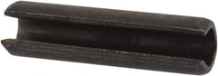 Value Collection - 3.5mm Diam x 14mm Long Slotted Spring Pin - Grade 1070-1080 Steel, Plain Finish - Industrial Tool & Supply