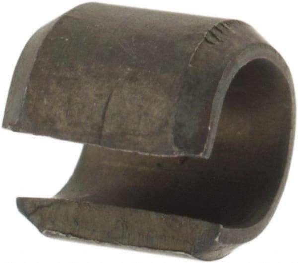 Value Collection - 4mm Diam x 4mm Long Slotted Spring Pin - Grade 1070-1080 Steel, Plain Finish - Industrial Tool & Supply