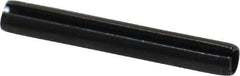 Value Collection - 4mm Diam x 30mm Long Slotted Spring Pin - Grade 1070-1080 Steel, Plain Finish - Industrial Tool & Supply