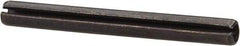 Value Collection - 4mm Diam x 40mm Long Slotted Spring Pin - Grade 1070-1080 Steel, Plain Finish - Industrial Tool & Supply