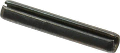 Value Collection - 5mm Diam x 30mm Long Slotted Spring Pin - Grade 1070-1080 Steel, Plain Finish - Industrial Tool & Supply