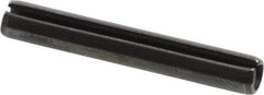 Value Collection - 5mm Diam x 35mm Long Slotted Spring Pin - Grade 1070-1080 Steel, Plain Finish - Industrial Tool & Supply