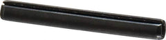 Value Collection - 5mm Diam x 40mm Long Slotted Spring Pin - Grade 1070-1080 Steel, Plain Finish - Industrial Tool & Supply