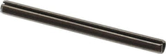 Value Collection - 5mm Diam x 60mm Long Slotted Spring Pin - Grade 1070-1080 Steel, Plain Finish - Industrial Tool & Supply