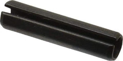Value Collection - 6mm Diam x 26mm Long Slotted Spring Pin - Grade 1070-1080 Steel, Plain Finish - Industrial Tool & Supply