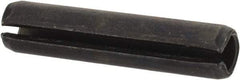 Value Collection - 6mm Diam x 28mm Long Slotted Spring Pin - Grade 1070-1080 Steel, Plain Finish - Industrial Tool & Supply
