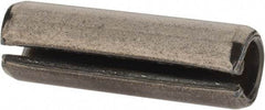 Value Collection - 8mm Diam x 26mm Long Slotted Spring Pin - Grade 1070-1080 Steel, Plain Finish - Industrial Tool & Supply