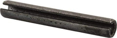 Value Collection - 8mm Diam x 55mm Long Slotted Spring Pin - Grade 1070-1080 Steel, Plain Finish - Industrial Tool & Supply