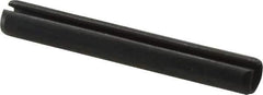 Value Collection - 8mm Diam x 60mm Long Slotted Spring Pin - Grade 1070-1080 Steel, Plain Finish - Industrial Tool & Supply