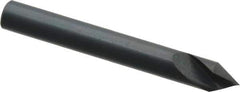 M.A. Ford - 3/16" Head Diam, 3/16" Shank Diam, 1 Flute 60° High Speed Steel Countersink - Bright Finish, 1-1/2" OAL, 0.045" Nose Diam, Single End, Straight Shank, Right Hand Cut - Industrial Tool & Supply