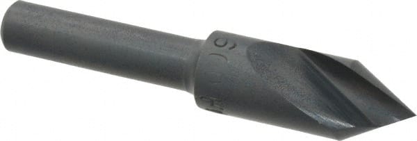 M.A. Ford - 3/8" Head Diam, 1/4" Shank Diam, 1 Flute 60° High Speed Steel Countersink - Industrial Tool & Supply