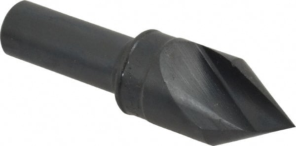 M.A. Ford - 3/4" Head Diam, 1/2" Shank Diam, 1 Flute 60° High Speed Steel Countersink - Industrial Tool & Supply