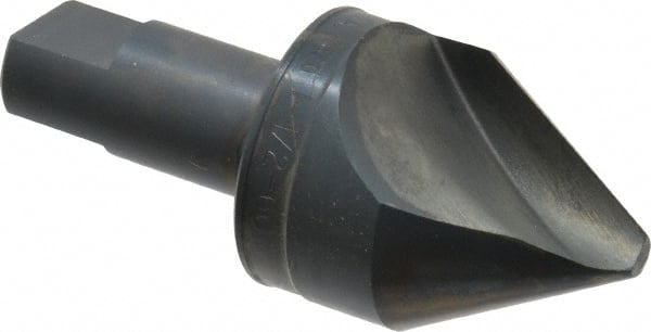 M.A. Ford - 1-1/2" Head Diam, 3/4" Shank Diam, 1 Flute 60° High Speed Steel Countersink - Industrial Tool & Supply