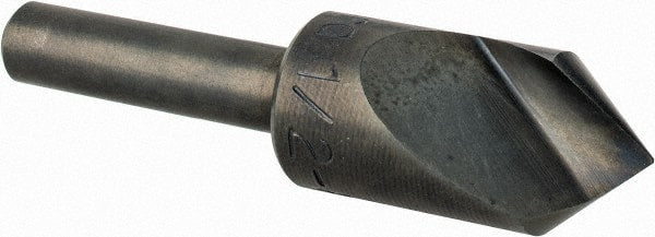 M.A. Ford - 1/2" Head Diam, 1/4" Shank Diam, 1 Flute 82° High Speed Steel Countersink - Industrial Tool & Supply