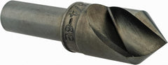 M.A. Ford - 3/4" Head Diam, 1/2" Shank Diam, 1 Flute 82° High Speed Steel Countersink - Industrial Tool & Supply