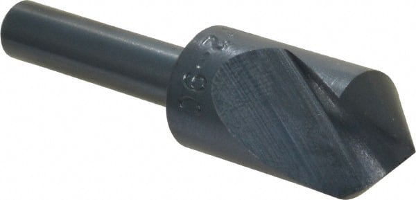 M.A. Ford - 1/2" Head Diam, 1/4" Shank Diam, 1 Flute 90° High Speed Steel Countersink - Industrial Tool & Supply