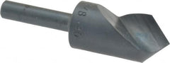 M.A. Ford - 5/8" Head Diam, 1/4" Shank Diam, 1 Flute 90° High Speed Steel Countersink - Industrial Tool & Supply
