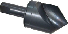 M.A. Ford - 1-1/4" Head Diam, 1/2" Shank Diam, 1 Flute 90° High Speed Steel Countersink - Bright Finish, 3" OAL, 0.12" Nose Diam, Single End, Straight Shank, Right Hand Cut - Industrial Tool & Supply