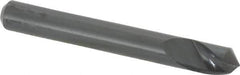 M.A. Ford - 3/16" Head Diam, 3/16" Shank Diam, 1 Flute 100° High Speed Steel Countersink - Bright Finish, 1-1/2" OAL, 0.045" Nose Diam, Single End, Straight Shank, Right Hand Cut - Industrial Tool & Supply