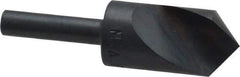 M.A. Ford - 5/8" Head Diam, 1/4" Shank Diam, 1 Flute 100° High Speed Steel Countersink - Bright Finish, 2-1/4" OAL, 0.06" Nose Diam, Single End, Straight Shank, Right Hand Cut - Industrial Tool & Supply