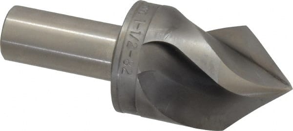 M.A. Ford - 1-1/2" Head Diam, 3/4" Shank Diam, 3 Flute 82° High Speed Steel Countersink - Industrial Tool & Supply